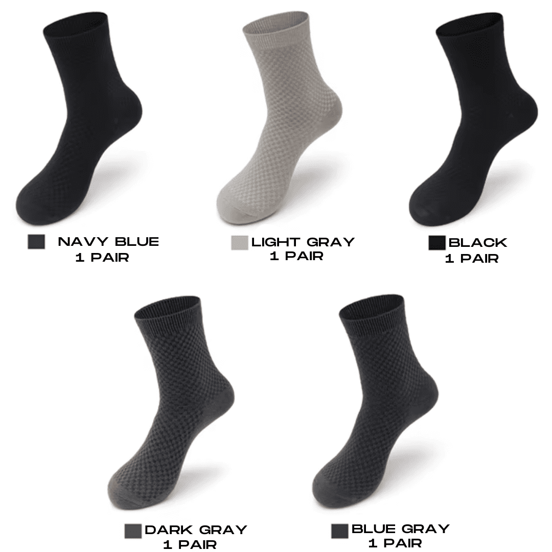 BAMBOO FIBER SOCKS – 10 PACK
