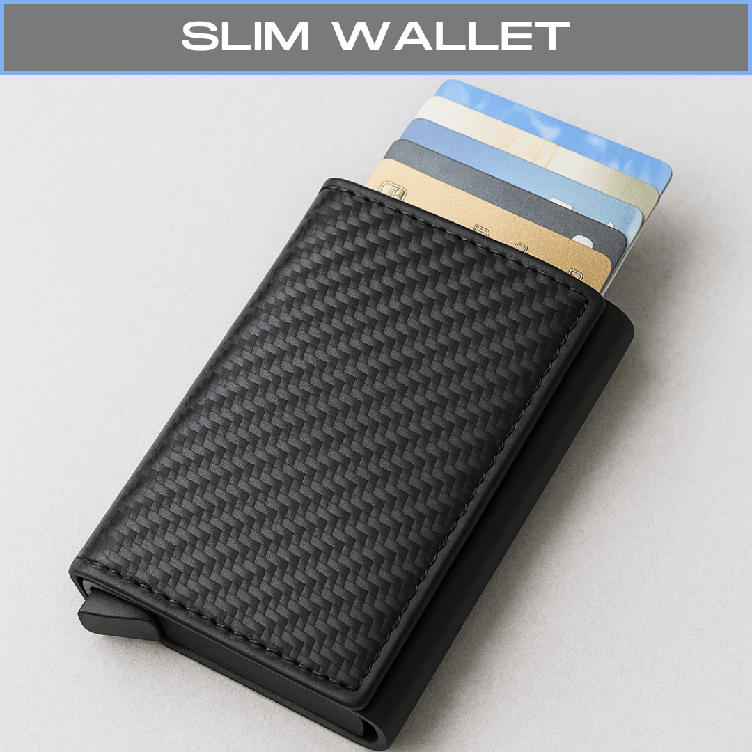 4-PACK BAMBOO FIBER BOXERS SHORTS + SLIM WALLET + ALL BLACK WATCH